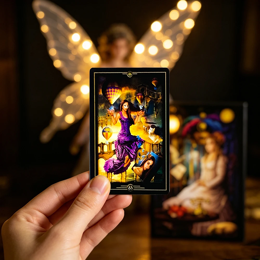 New Oracle Of Visions Cards 52 Deck Divination Metaphysics Oracle Cards, Ideal For Travel, Meditation & Spiritual Practices view 5