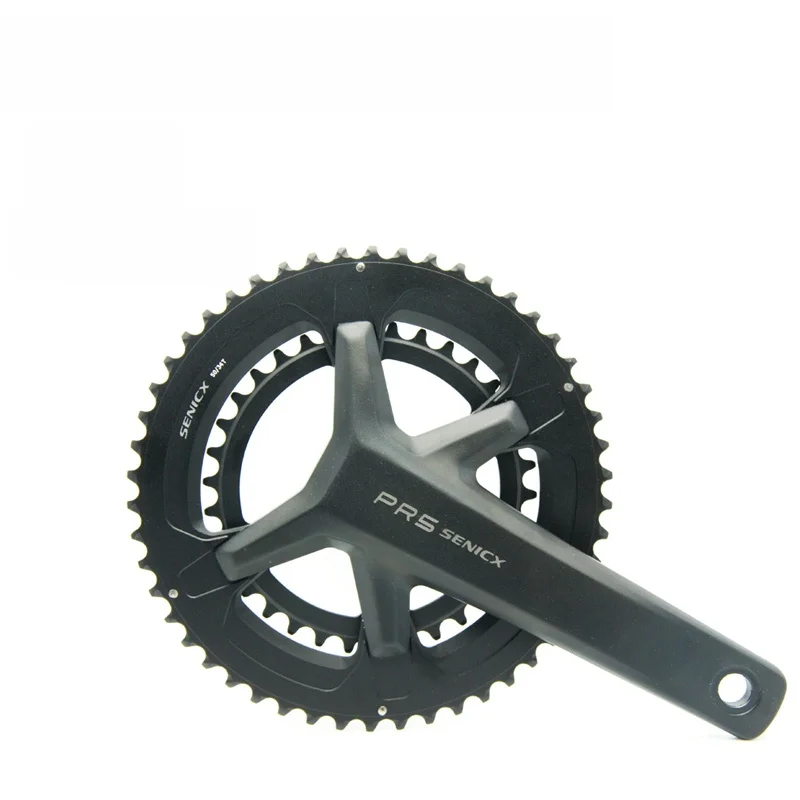 

2025 Полая интегрированная шатунная звездочка для шоссейного велосипеда, ось 24 мм, двойная звездочка, легкие аксессуары для велосипедного снаряжения