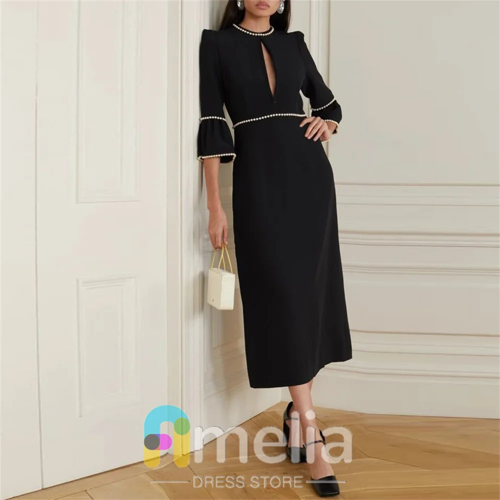 

Amelia Evening Dresses A-Line Crepe for Special Occasions Formal Gowns Elegant Party Dresses Woman For Dubai 2024