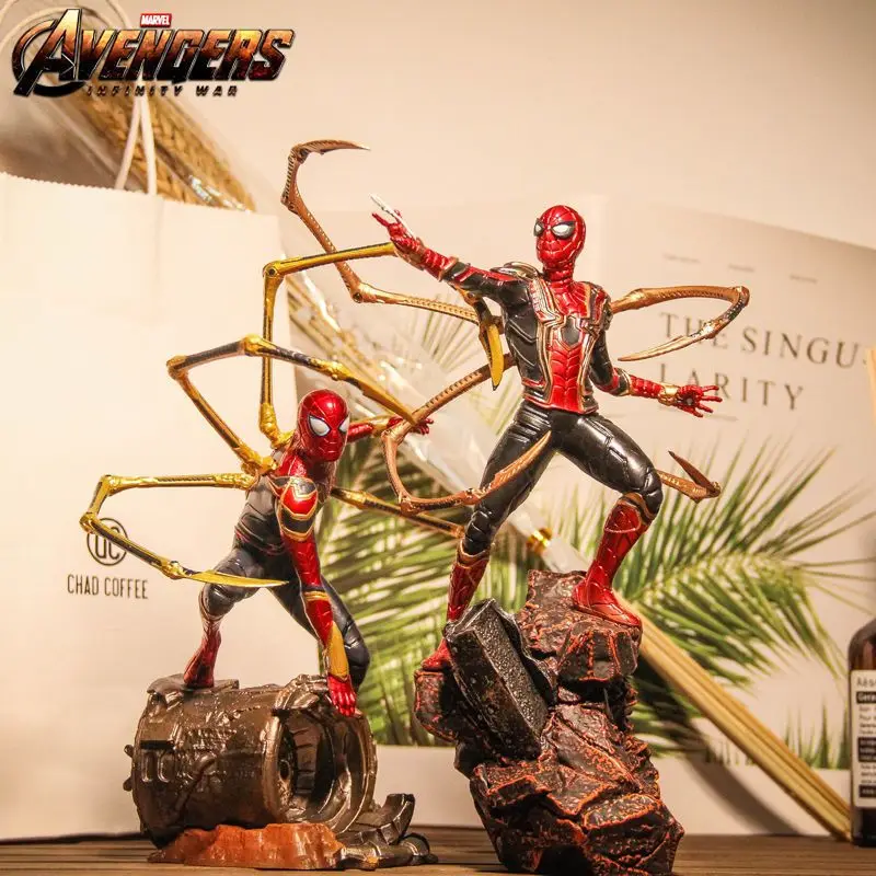 Marvel Spider-Man: No Way Home Action Figure Standing and Squatting Anime Figures Collection Desk Ornament Toy Boy هدية عيد ميلاد