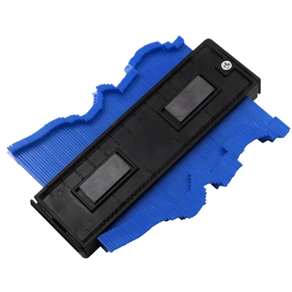 Règle de mesure en plastique, 4.7 pouces (120mm), mesure, outil de marquage du bois stratifié pour carrelage