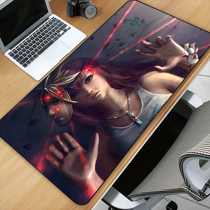 Final Fantasy Mousepad Anime HD Printing Computer Lock Edge Keyboard Mat PC Desk Pad Large Mouse Pad Gaming Accessories Gift