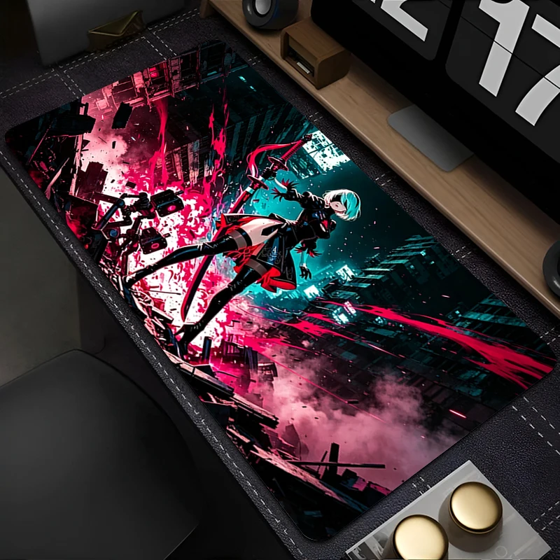 Mouse Pad Large Gaming Mouse Pad Pc Accessories N-nier Automata 2b Anime Desk Mat Cool Computer Mouse Pad Game Extended Mousepad