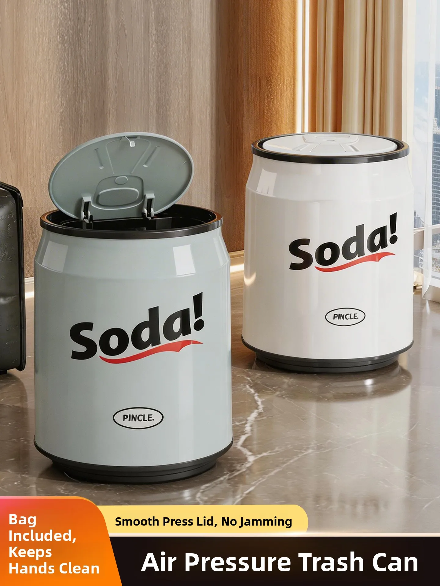 creative-kitchen-bathroom-trash-can-with-cover-wheels-press-absorption-home-use-bedroom-living-room-metal-canister-bin