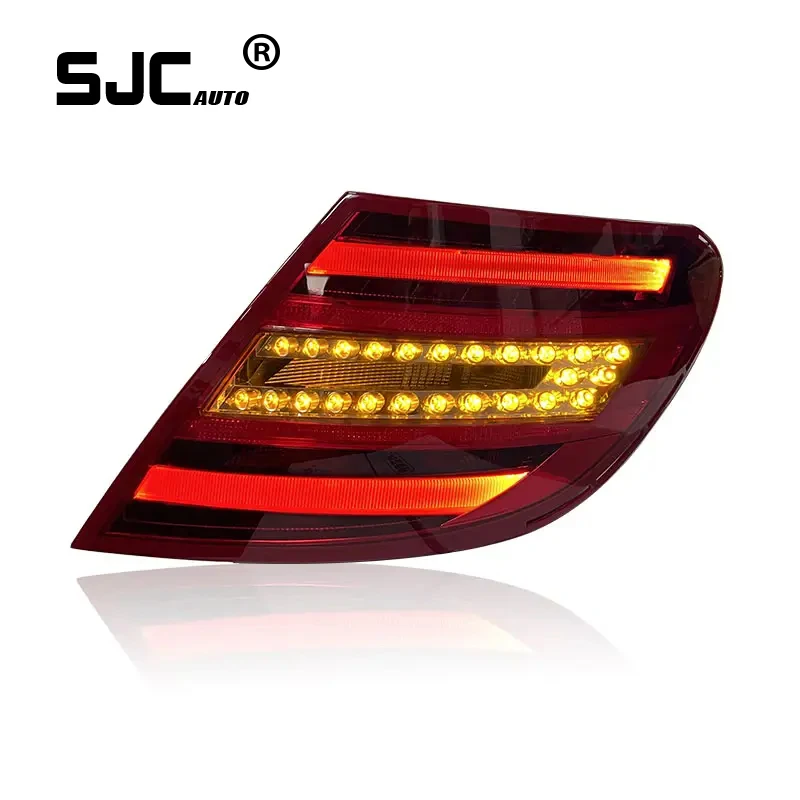 

full LED dynamic taillamp taillight for Mercedes benz W204 C Class C180 C200 C260 C63 2009-2013 assembly tail light tail lamp