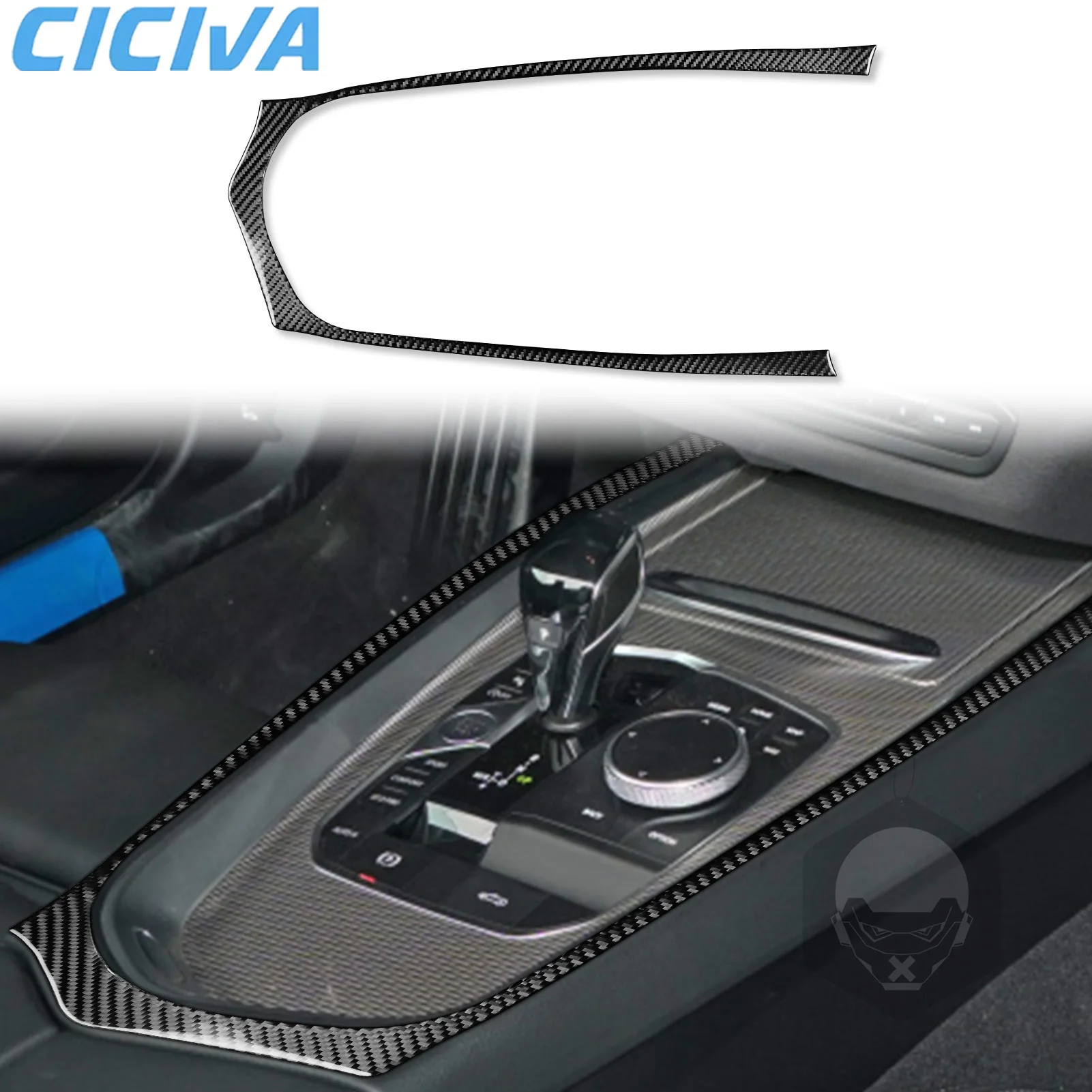 

For BMW Z4 G29 Accessories Interior 2019-2024 Carbon Fiber Gear Shift Center Console Frame Car Cover Tuning Stickers Auto Trims