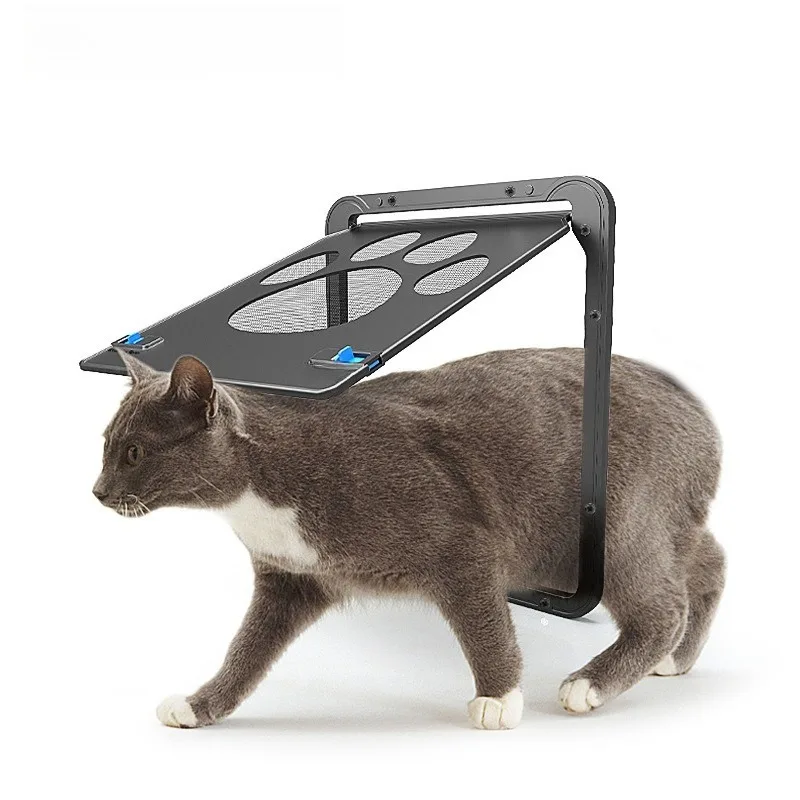 

2025 New Hot-selling Pet Products New Dog Paw Print Door Anti-bite Small Dog Cat Screen Window Door Cat Dog Door Pet Door