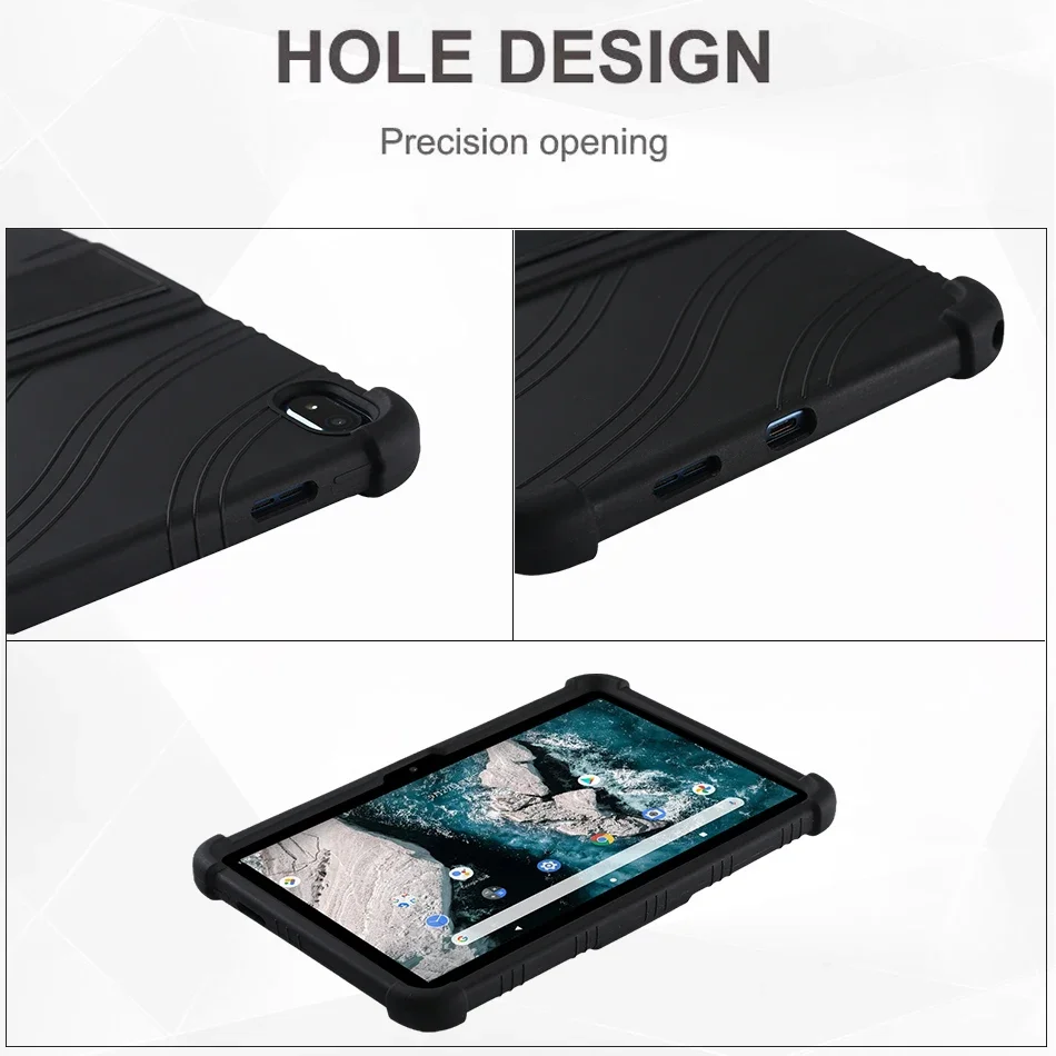 Case For Nokia T20 Tablet Safe Shockproof Silicone Stand Cover