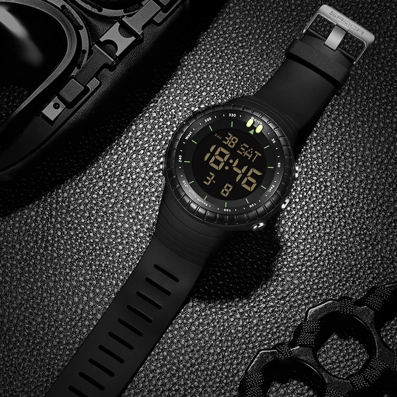 Outdoor Sports Watch Men Digital Military Watches LED Night Light Waterproof Countdown Stopwatch Multifunctional Man Wristwatch