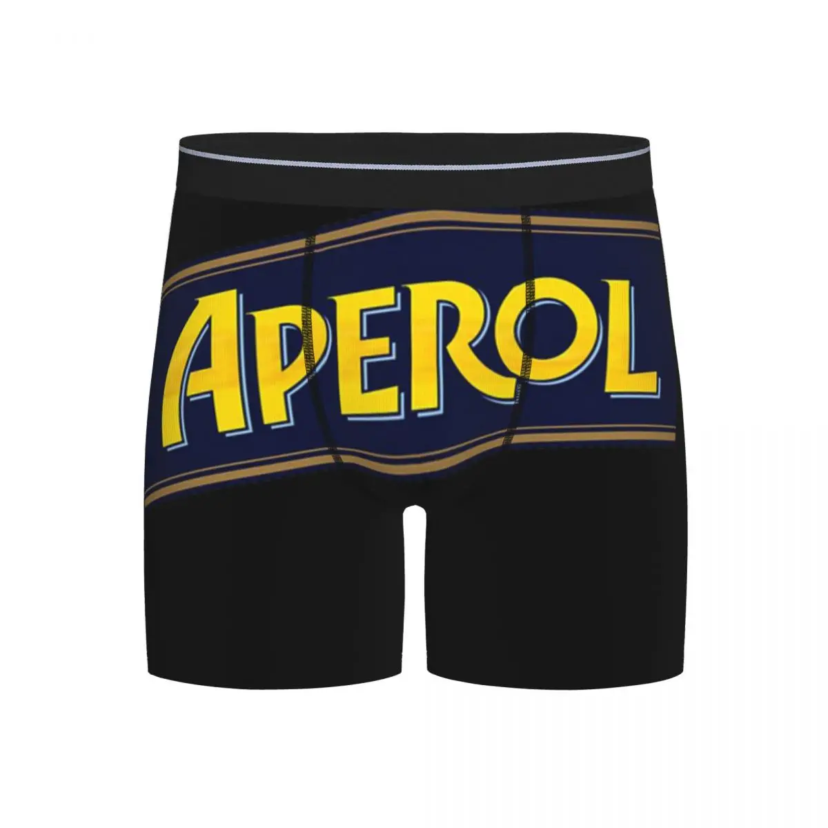 

Длинные трусы-боксеры, шорты Aperol Spritz, мужские трусы, удобное нижнее белье для Homme, мужские подарки бойфренду