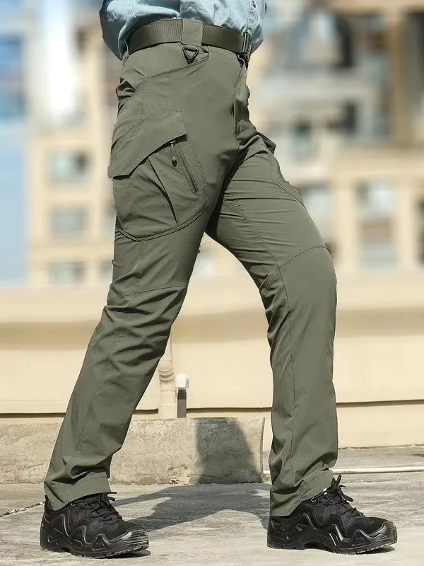 

Тактические длинные брюки из ледяного шелка, мотоциклетные брюки, Qui Dry, мужская рабочая одежда, прямые брюки, летние модные повседневные брюки