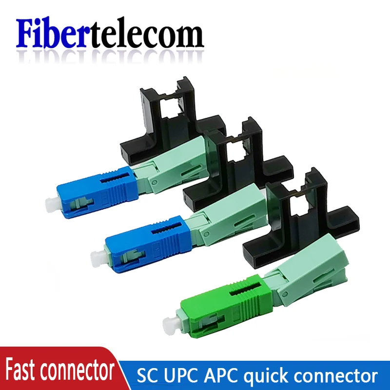 FTTH SC UPC Optical fibe quick connector SC FTTH Fiber Optic Fast Connector Embedded High Quality SC APC