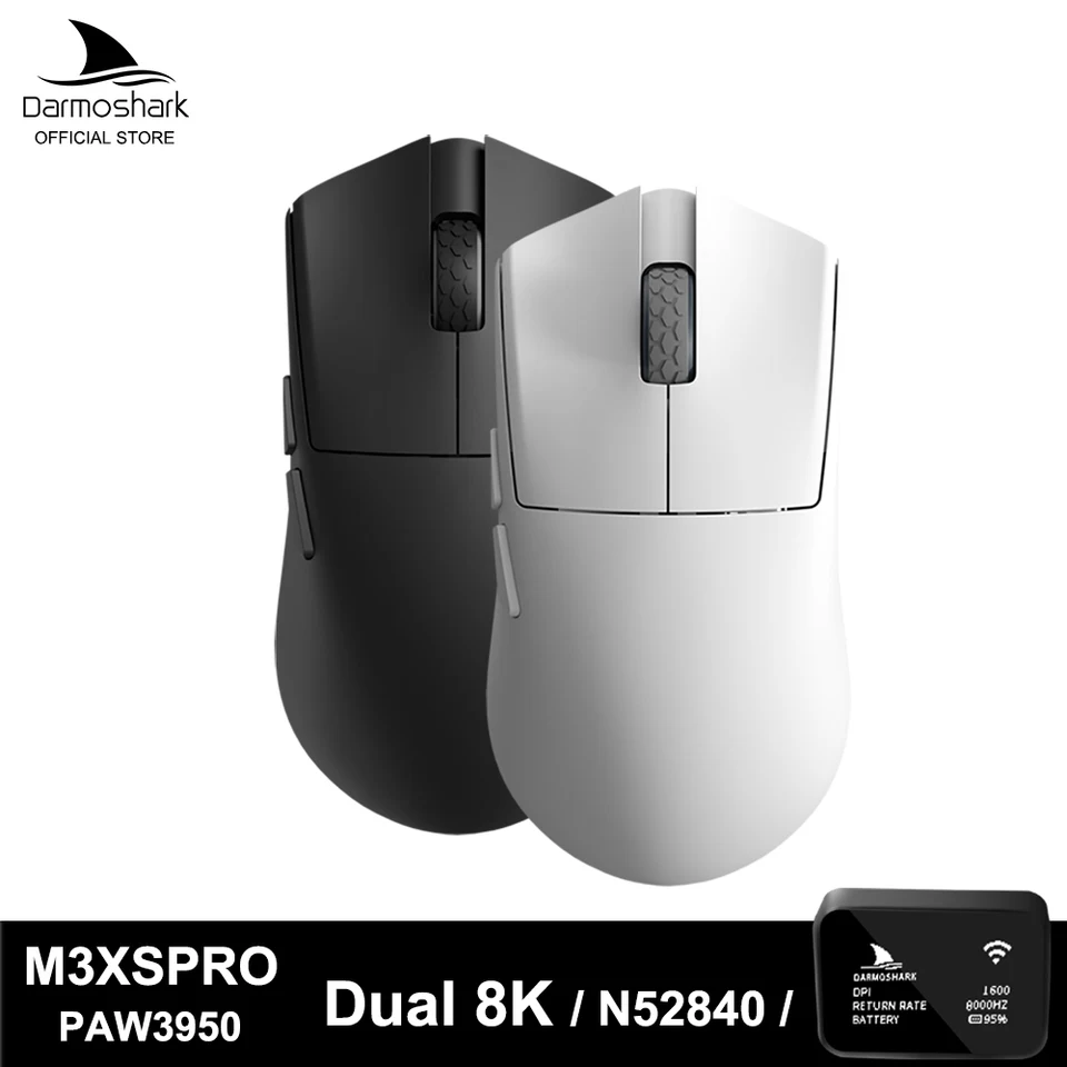 Darmoshark M3XS Pro 8K Wireless Gaming Mouse 30000DPI