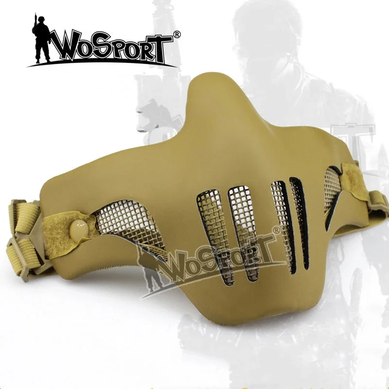 Steel Wire Scout Face Protection Supreme Leather Protective Layer Outdoor Combat Battle Self-defense Product Secret Hunting Suit