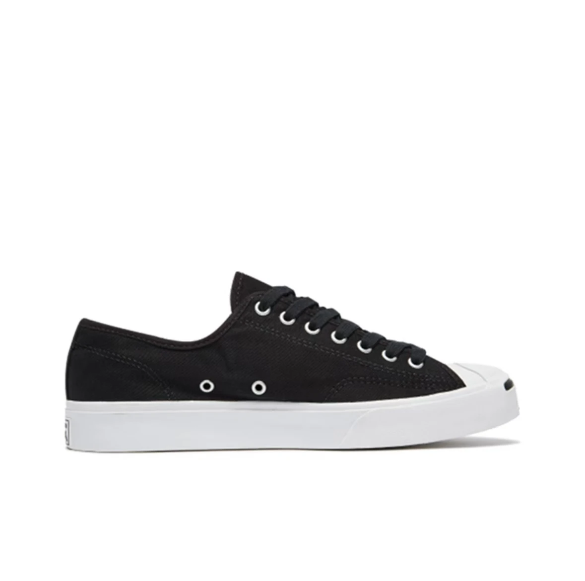 Converse Jack Purcell Men and Women Skateboarding Shoes Low-top Black Outdoor Sneaker Unisex Vintage Sneaker