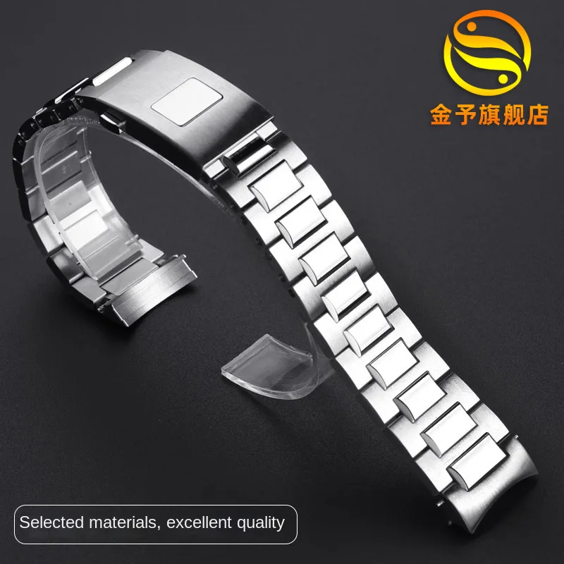 316L solid curved stainless steel watch strap  For IWC Portugal Chronograph Series IW37617 metal watchband 20mm Bracelet