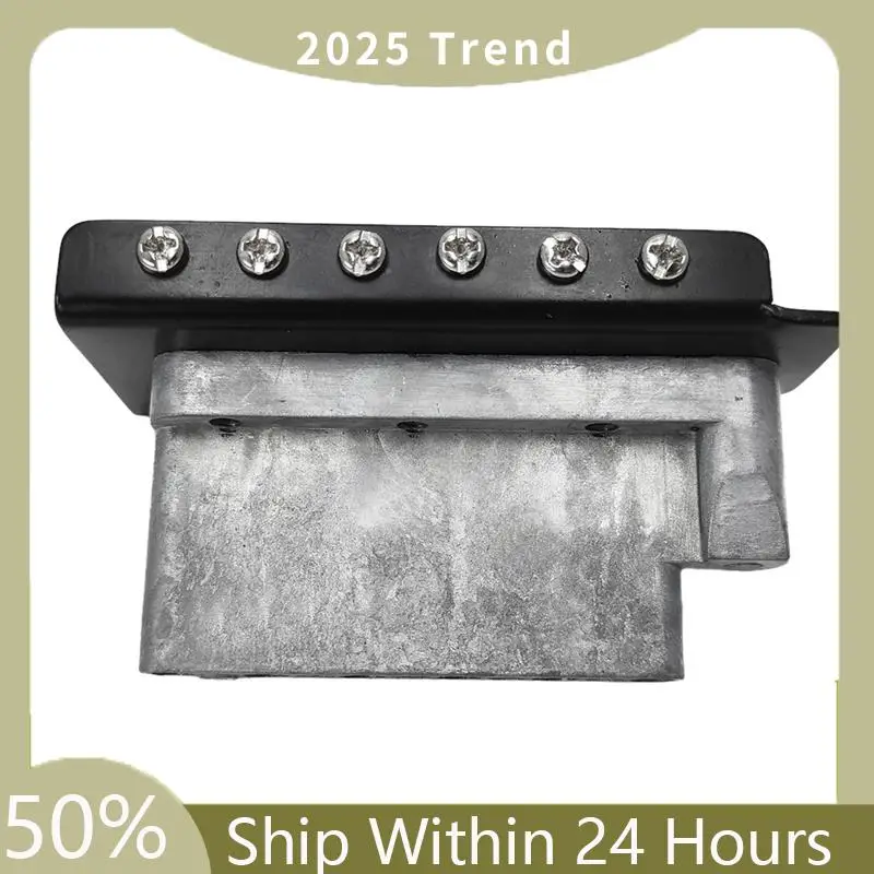 

A35F New 6 Strings Guitar Bridge Saddle Tailpiece Electric Guitar Tremolo Bridge Standard Guitar Accessories