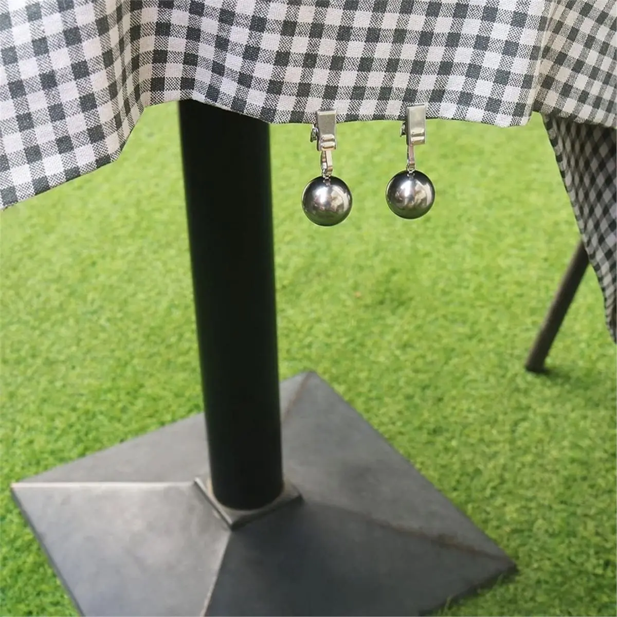 Home Tool 10 Pack Heavy Duty Tablecloth Weights, Tablecloth Pendants,Outdoor Windproof Clips for Curtains, Flags, Banners
