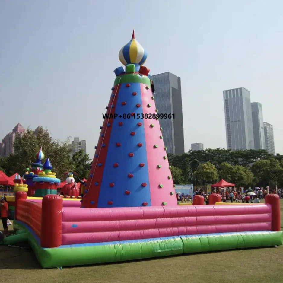 

Портативная надувная скалодромная стенка-конус из ПВХ для дома и улицы – прочная, безопасная, для фитнеса и активного отдыха, игрушка для скалолазания