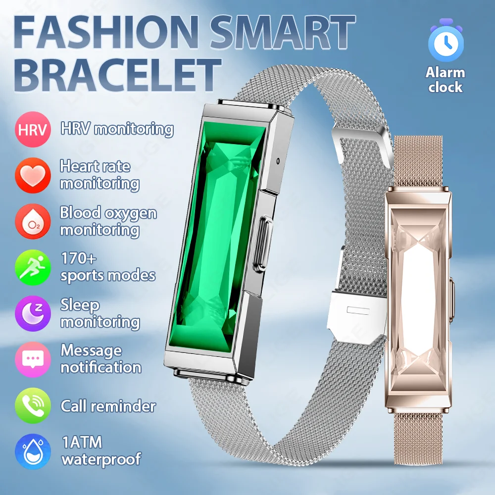 

LIGE New Sport Fitness Tracker Smart Bracelet Men Women Heart Rate Blood Oxygen Monitor Pedometer Call Reminder Smartwatch Band