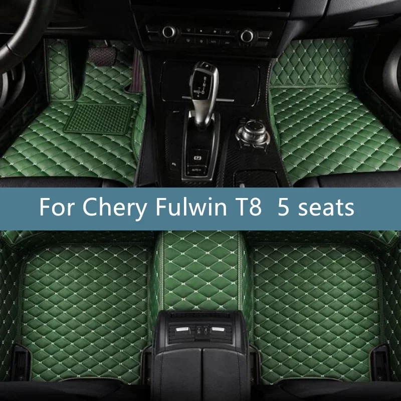 

Полный комплект автомобильных ковриков для Chery Fulwin T8, 5 мест, 2025-2028 гг., аксессуары для интерьера, коврики для автомобилей