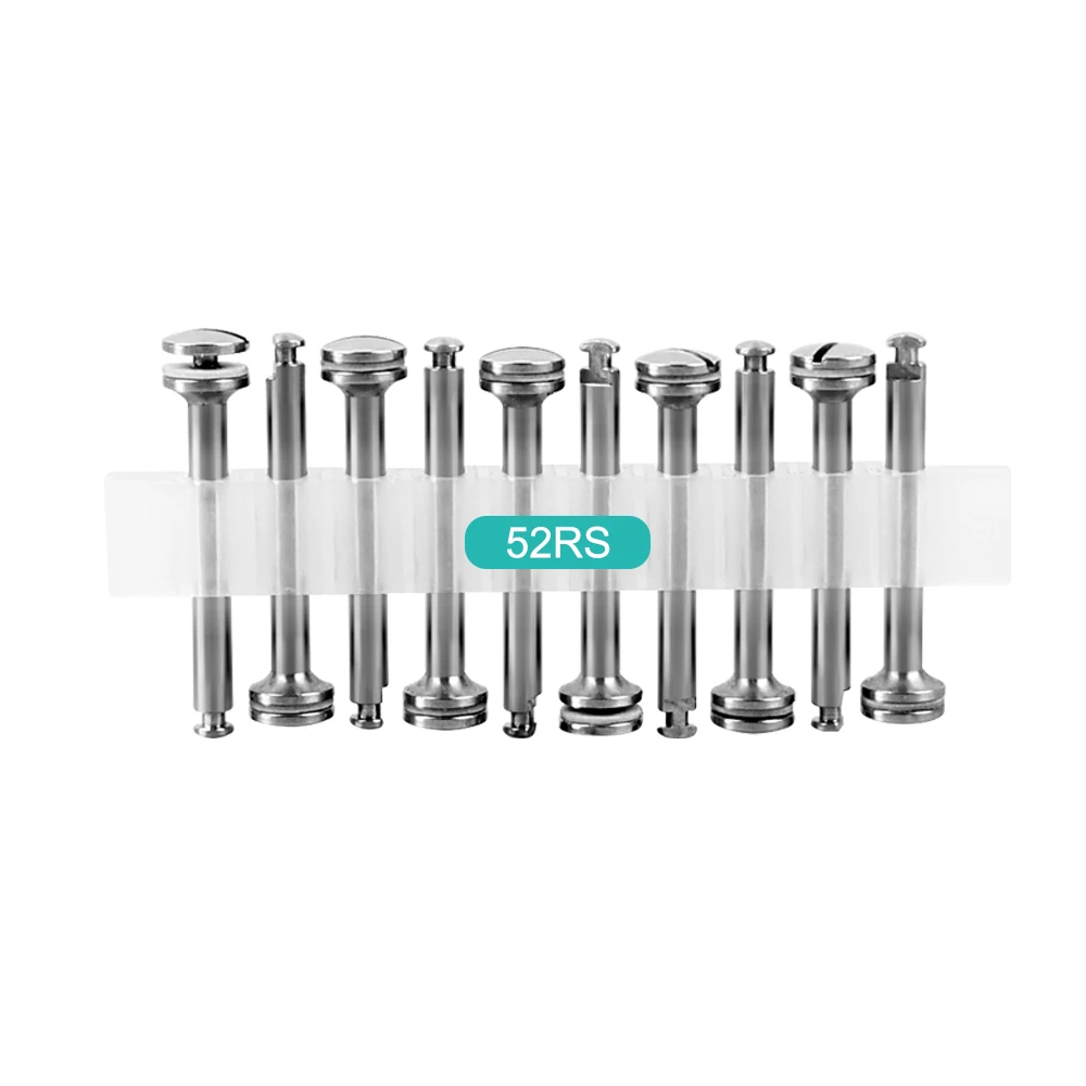 ELIJAH 10pcs Dental Polishing Disc Holding Rod Tool Mandrels RA/CA Dental Laboratory Materials 2.35mm Shank Diameter Mandrel Bur