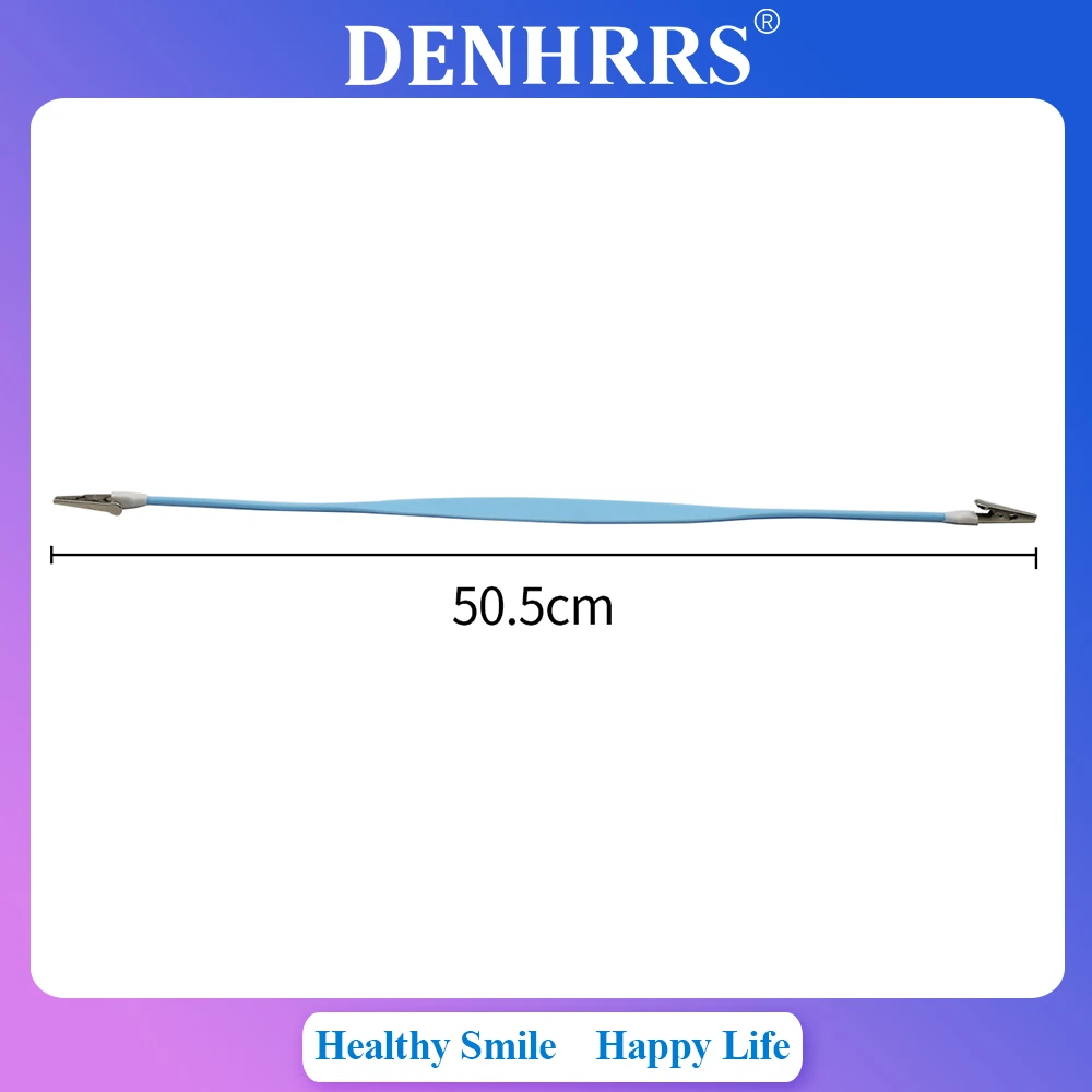 

1Pc Dental Bib Clips Chain Napkin Holder Bib Clip Dental Whitening Material