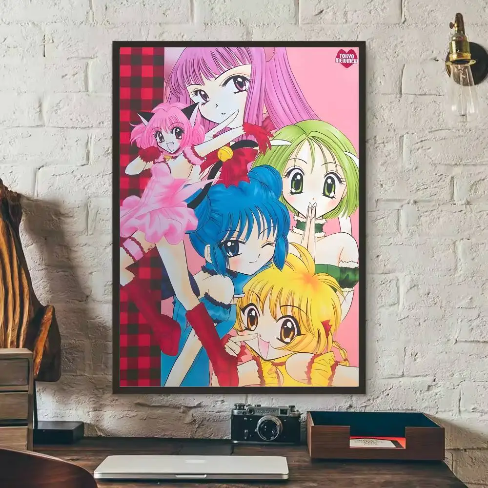 طوكيو ميو ميو أنيمي المشارك HD الفن لزجة جدار مقاوم للماء غرفة المعيشة المنزلي غرفة نوم بار الديكور الجمالي #5