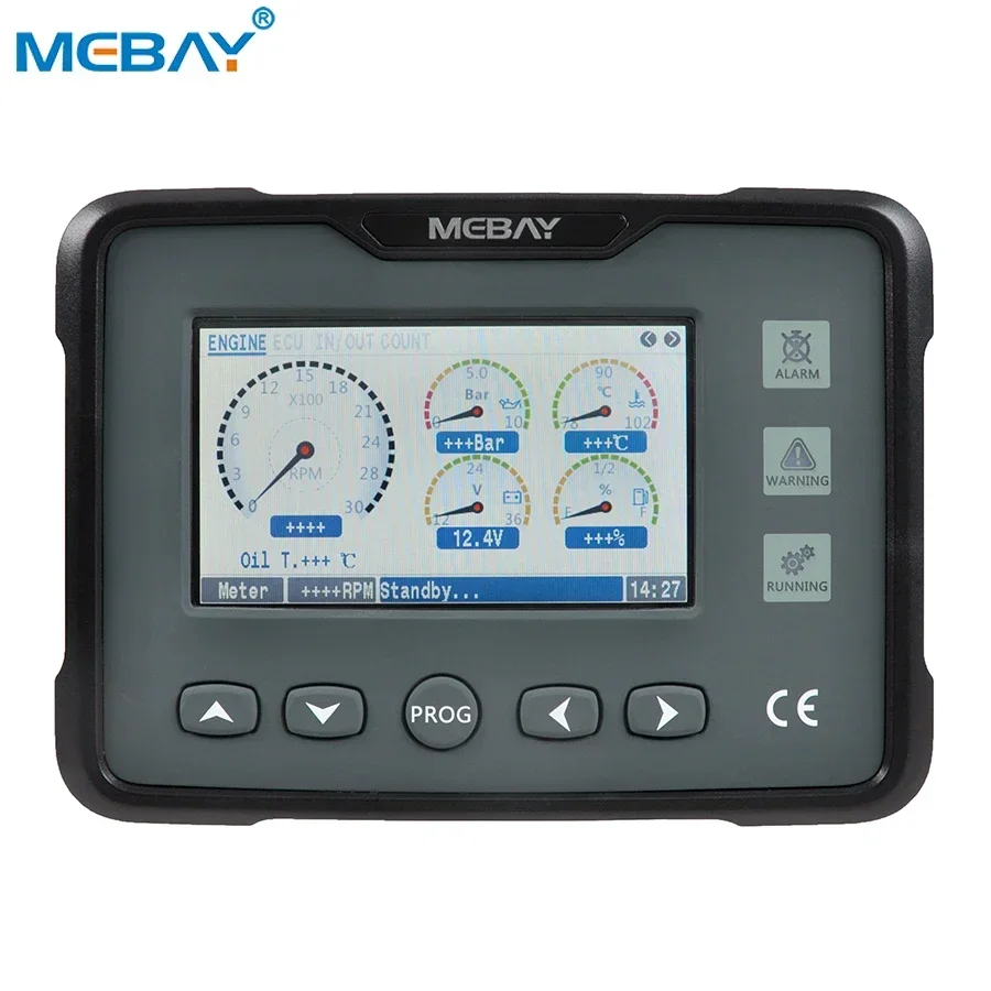 Mebay Diesel / Gas Engine ECU Parameters Panel Meter Gauge GM70C Electronic Monitor