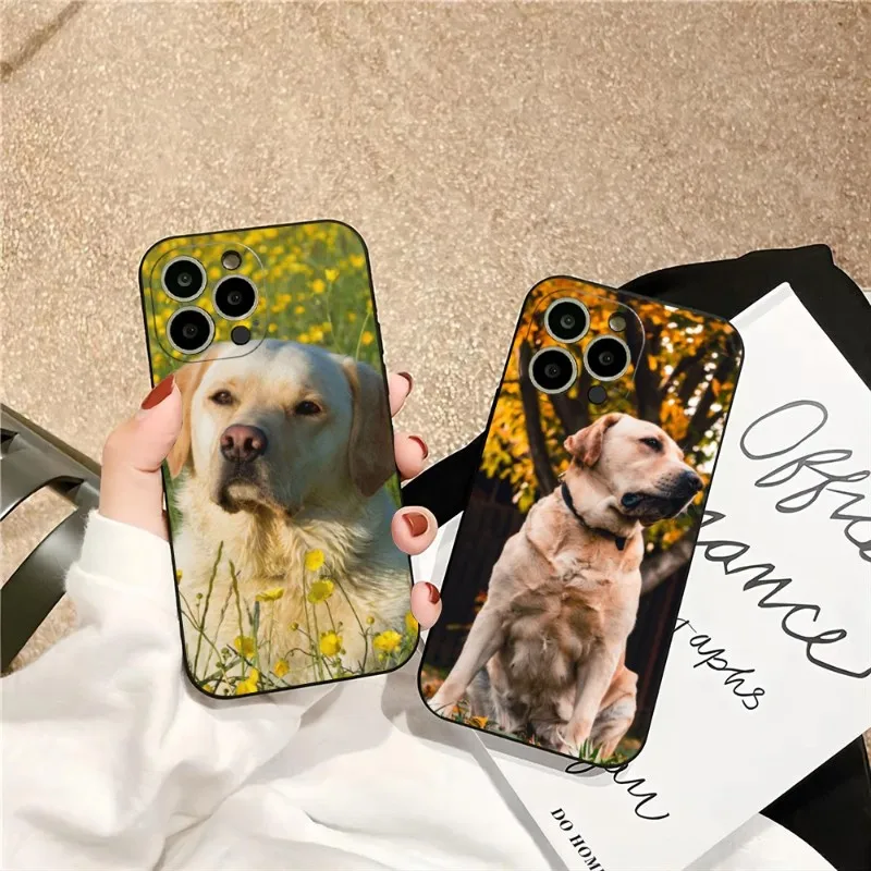 Labrador Dog Phone Case For Iphone 13ProMax 15 11 13 14 Pro Xs Max Mini Xr X 7 8 6 6s Plus Shell Coque