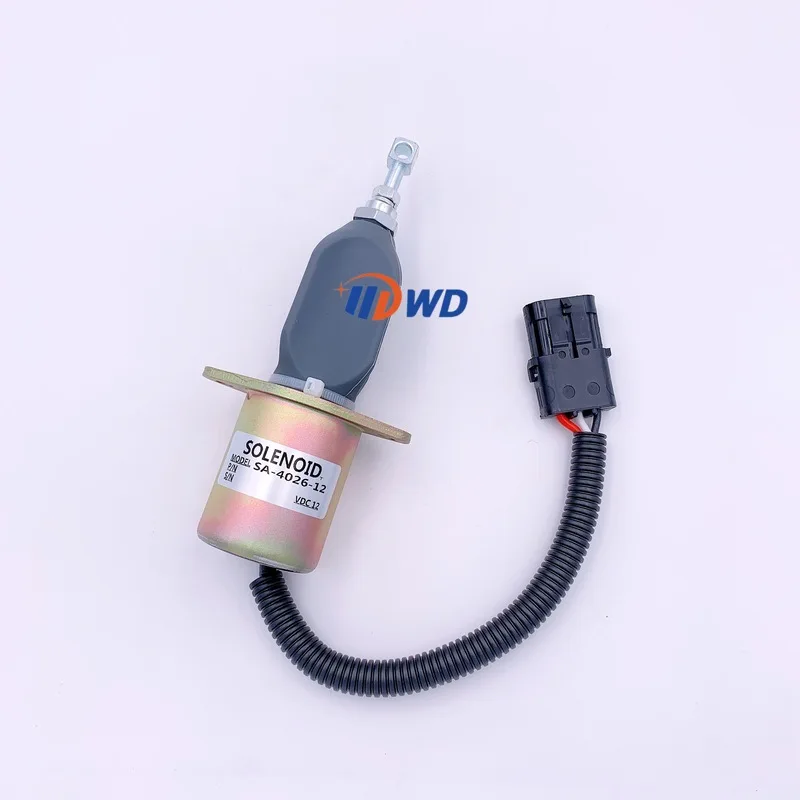 SA-4026-24 SA-4124-24 Stop Solenoid 5.9L 8.3L Excavator Fuel Shutdown Solenoid For Diesel Aftermarket Parts