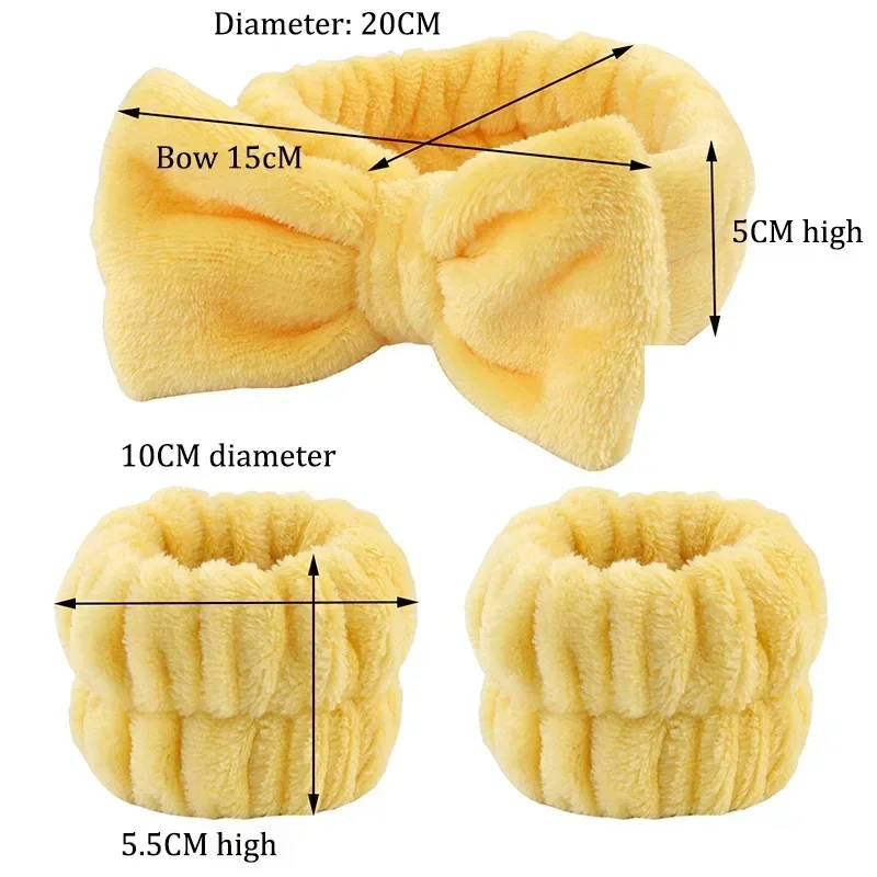 Diadema pulseras diadema maquillaje cuidado del cabello 1/2/3 Uds lavado de cara diadema para lavar su cara bandas para el cabello para mujeres FD01
