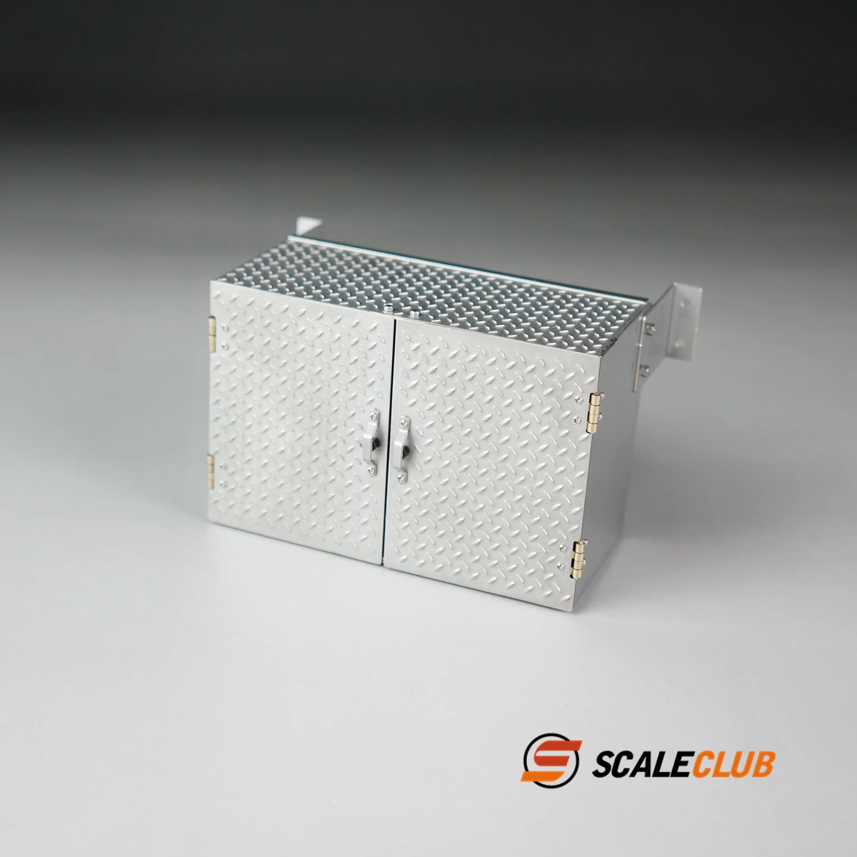 

1/14 Scaleclub Toolbox Battery Box Container 90mm Long Tool Box For Tamiya 770S Actros Arocs MAN TGX Lesu Rc Model Truck Parts