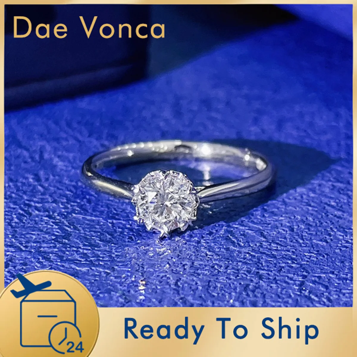 على شكل قلب ستة مخالب مختبر نمت خاتم الماس 18 قيراط الذهب الأبيض مجموع 0.5ct/1.03ct قطع مستديرة مختبر الماس خاتم الخطوبة