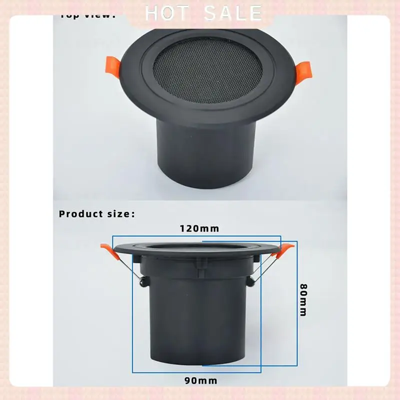 24-Hour Delivery 2Pcs 3Inch Ceiling Home Speaker 10W Moisture-Proof Full Range Music Speaker With Cover Fashion Home Audio Syste