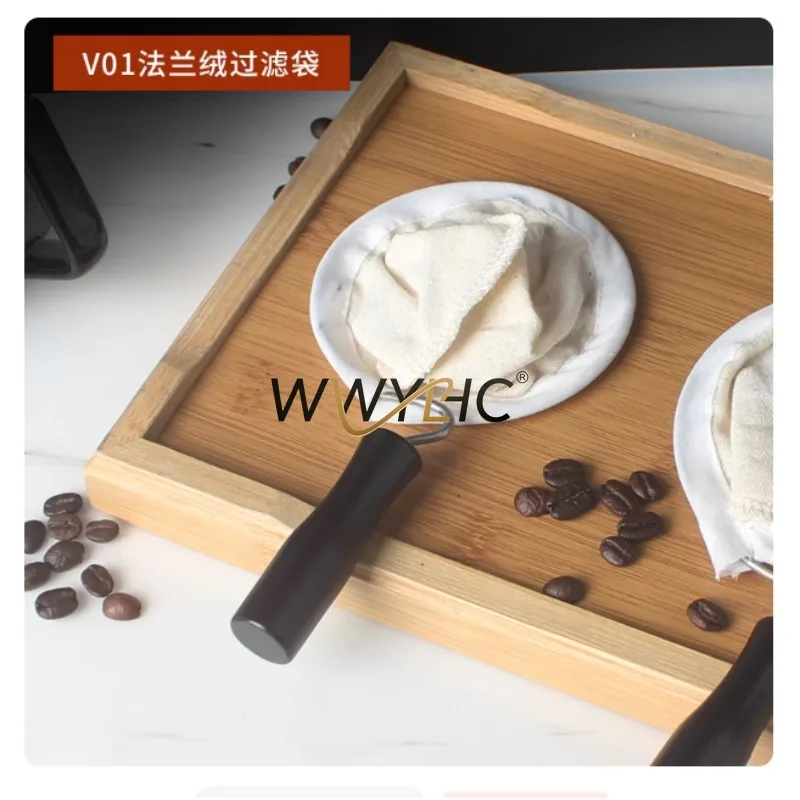 

Подходит для ручного заваривания кофе, фильтр-мешок, утолщенная хлопковая фланелевая капельная ткань, устройство