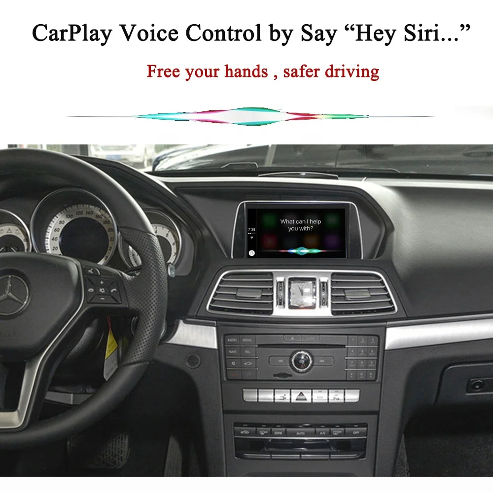 NTG4.0 Wireless CarPlay Android Auto Mirror Module For merce.des 2007-2011 A B C E GLK GLA ML SLK ap.ple Car Play Reverse Aid