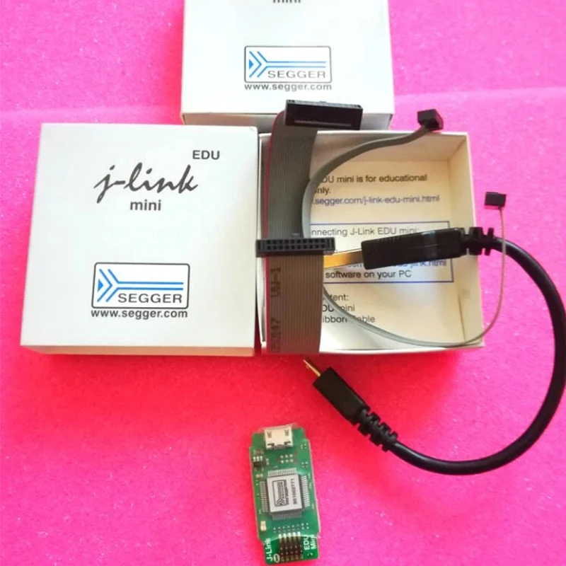 Imagem -03 - Original Novo Peças x 8.08.91 Debuggers de Ferragem J-link Edu Mini Programador Braço Cortex-m