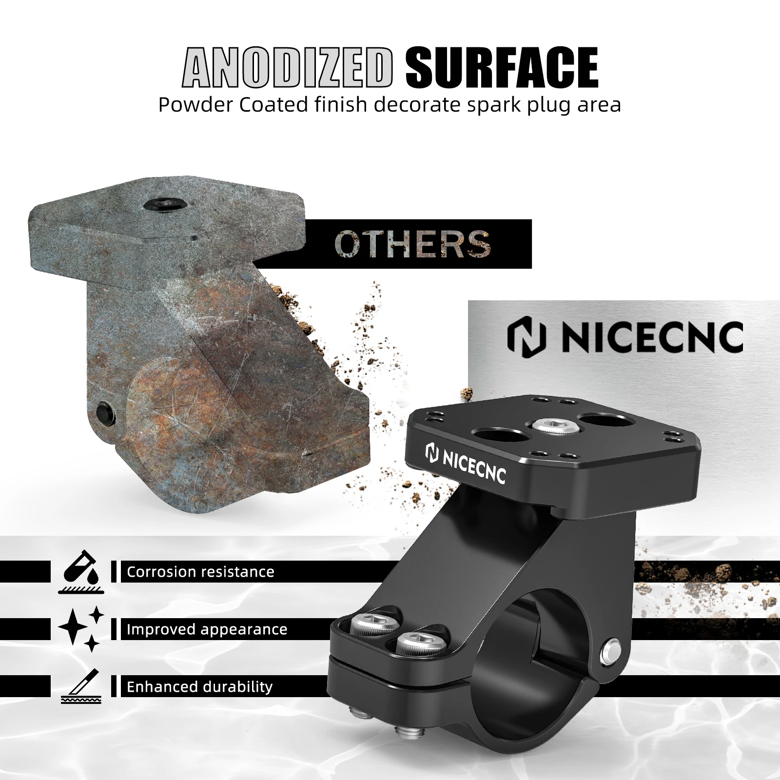 Für BMW R1250GS Adventure 2019-2023 32mm Lenker Klemme GPS AMPS Halterung Für BMW R1200GS Adventure 2013-2018 R1300GS 2024-2025