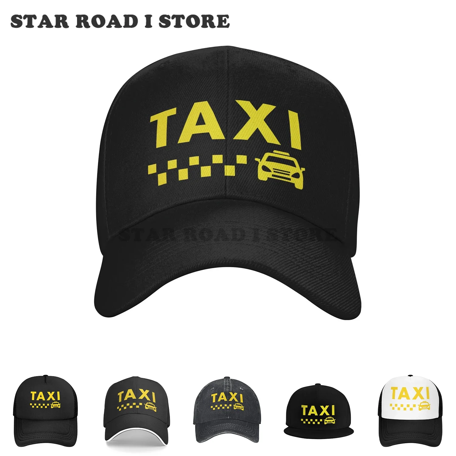 Personalized Taxi Driver Baseball Cap for Men Women Adjustable Dad Hat Streetwear Snapback Caps for Unsiex