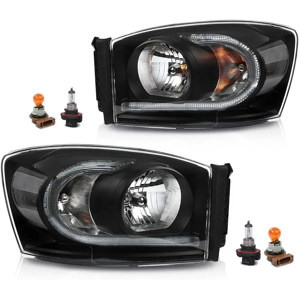 

Комплект светодиодных фар (пара) для Dodge Ram 1500 2006-2008, совместим с Dodge Ram 2500 3500 2020