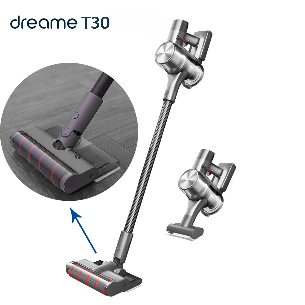 Dreame Vacuum Cleaner T30 Lasts for 90 Minutes Household Suction and Drag Integrated Efficient Removal of Mites