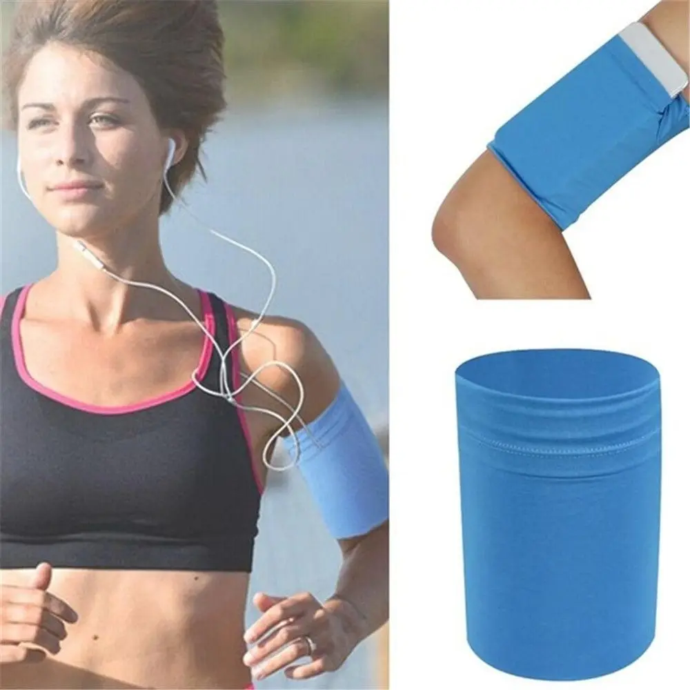 Jogging Handbag Elastic Breathable Armband Outdoor Running Wrist Phone Bag Phone Arm Bag Arm Band Cellphone Holder Pouch DIY