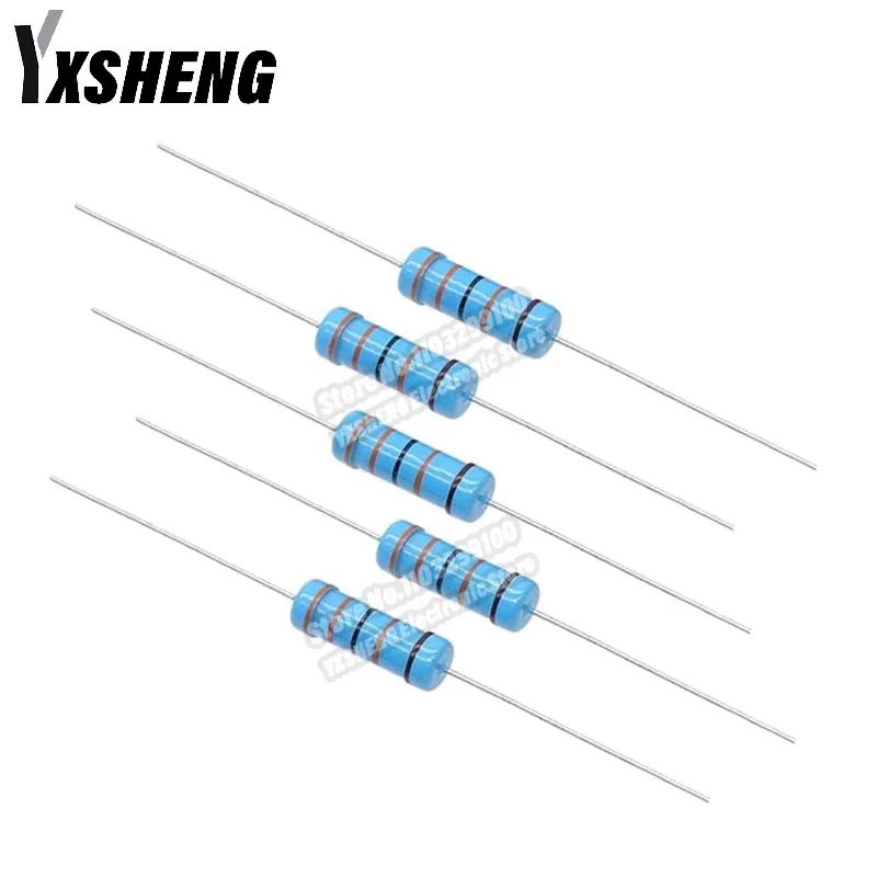 10PCS 3W Metal Film Resistor 1% 10R 47R 56R 470R 1K Ohm Resistance 47 56 470Ω