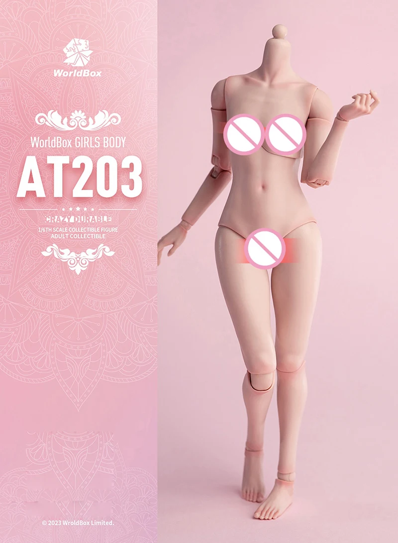 Worldbox 1/6 AT201 AT202 AT203 AT206 Mädchen Gemeinsame Flexible Körper Normale Fett Bein Muskel Modell 12'' Weibliche Soldat Action figur Puppe