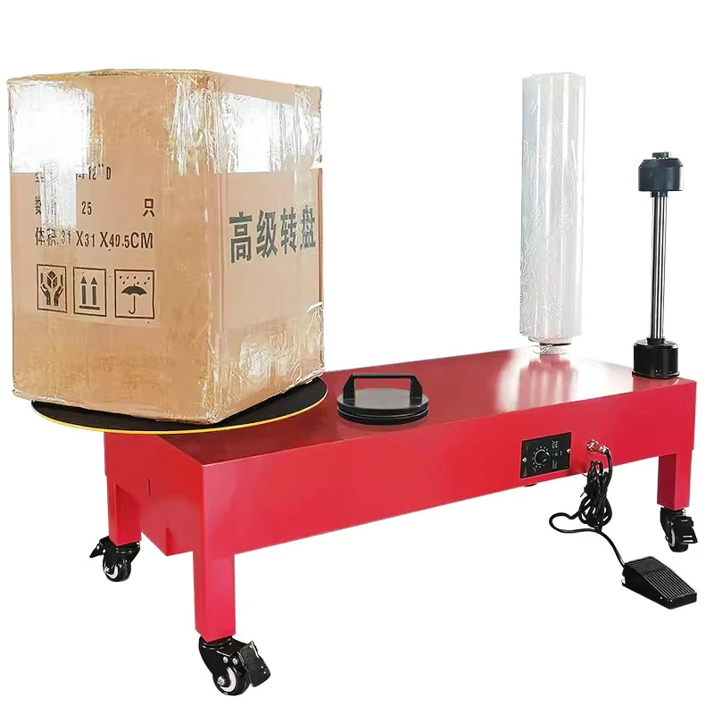 

Electric stretch film wrapping machine, stretch film wrapping machine, machine express logistics packaging, carton wrapping film