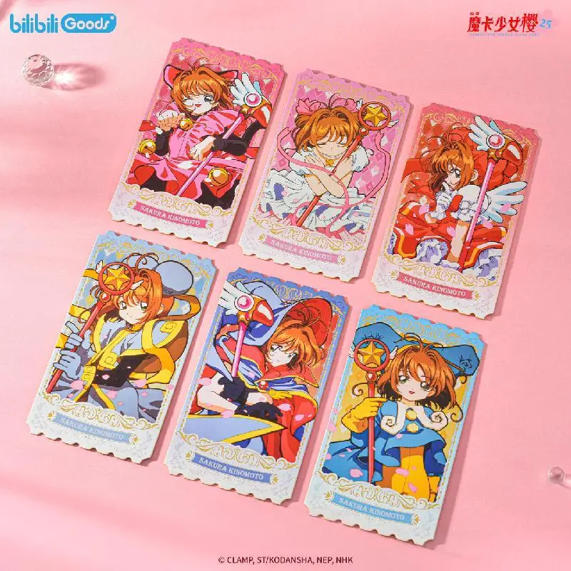 New Product Cardcaptor Sakura 25th Anniversary Series Card Laser Tickets Rotating Acrylic Standing  Gift