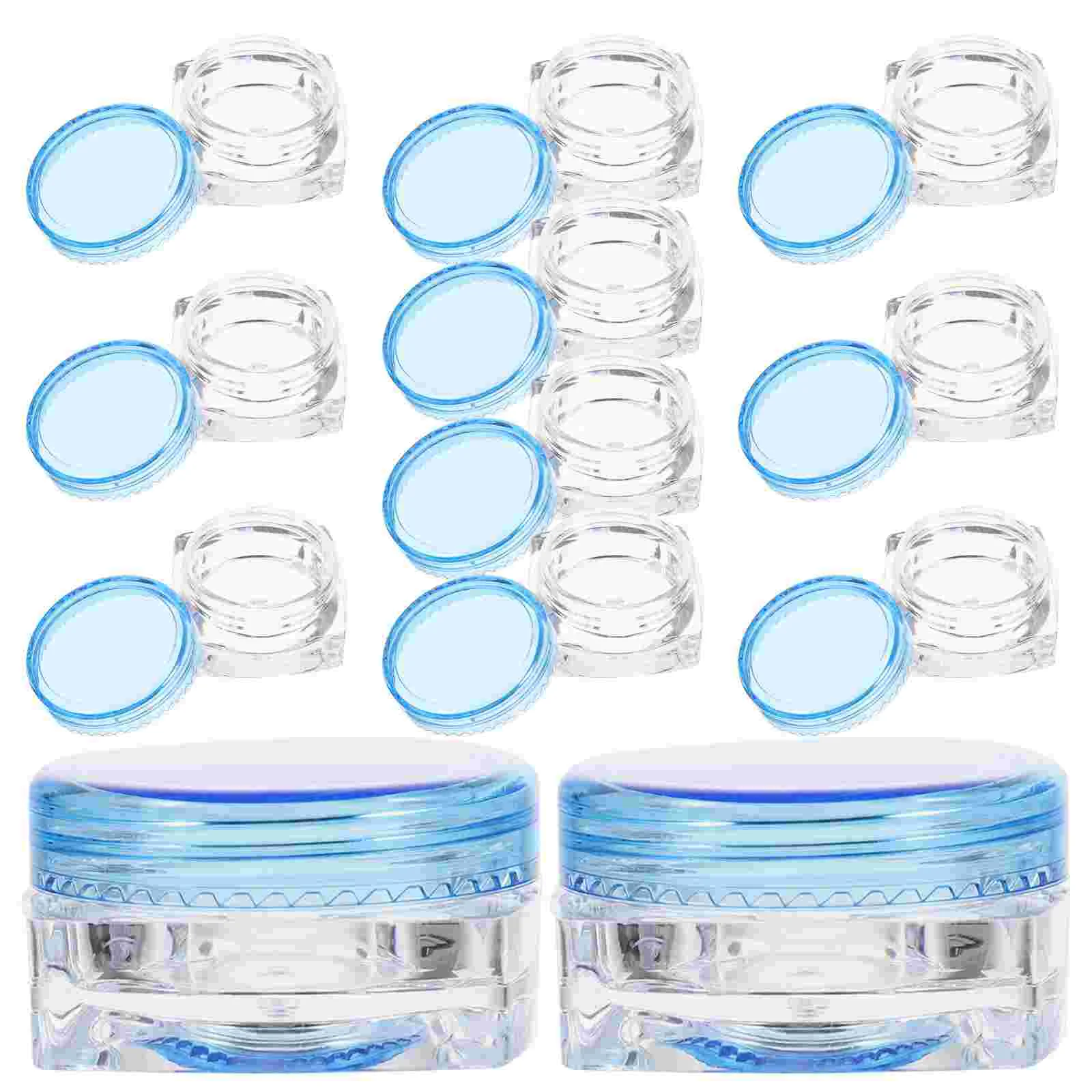 

12 Pcs Bottled Leak-proof Jar Sample Boxes Practical Empty Bottles Plastic Cream Holder Jars for Travel