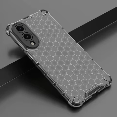 Clear Honeycomb Shockproof Case For Samsung S25 Edge S24 S23 FE S22 Plus Ultra A56 A36 A26 A16 A55 A35 A25 A15 M35 Armor Cover