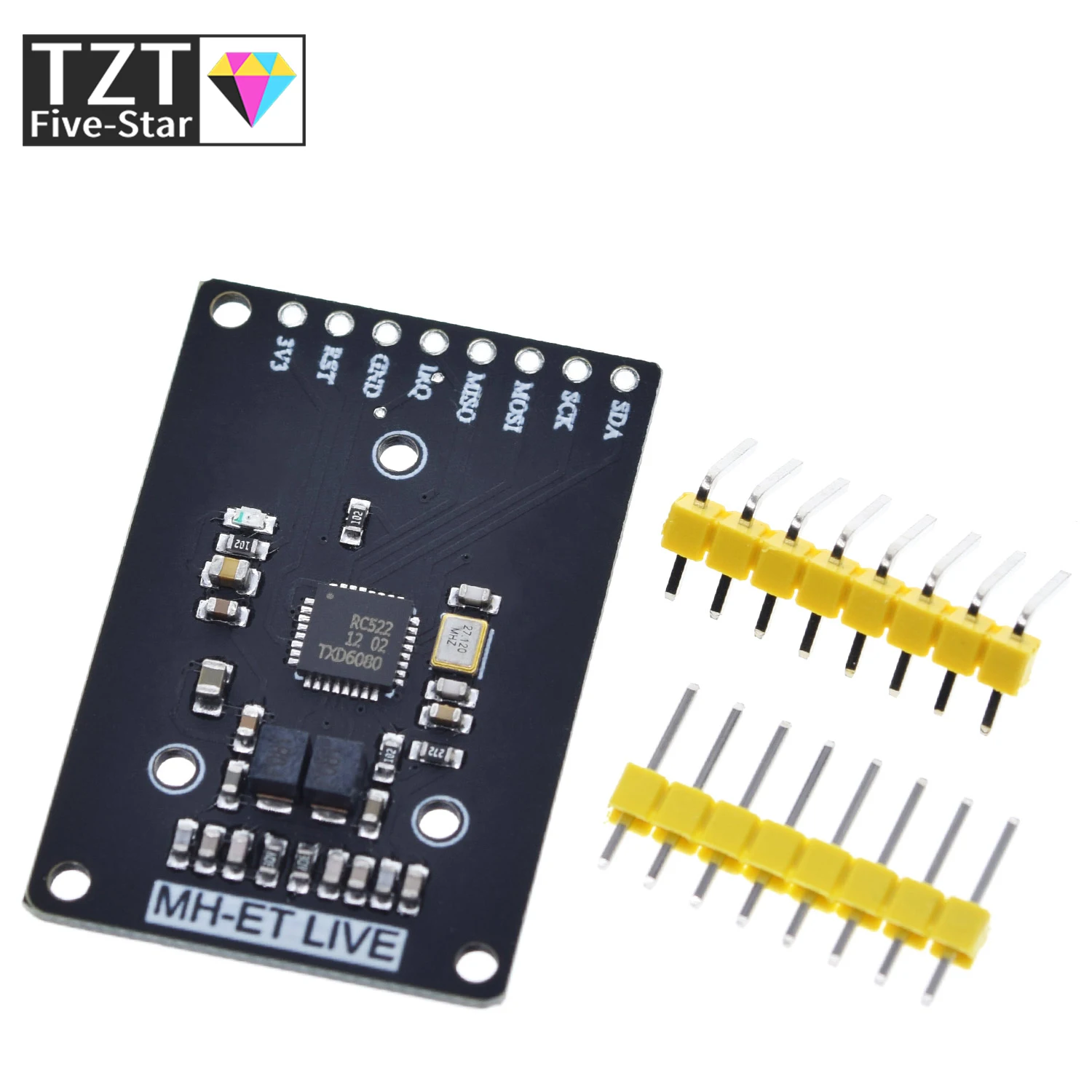 TZT RFID module RC522 mini Kits S50 13.56 Mhz 6cm With Tags SPI Write & Read for arduino uno 2560